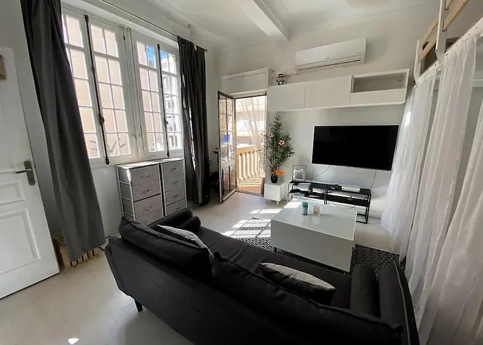 Lägenhet Moderne, Terrasse Et Climatise, Proche Plage, Spacieux Antibes